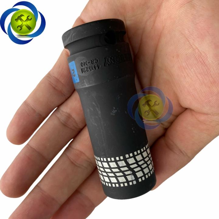 Tuýp 21mm đen dài mỏng Kingtony 441521M loại 1/2 có 6 cạnh