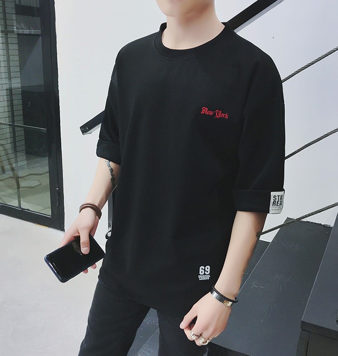 Áo thun nam tay lỡ form rộng Stay Real 69
