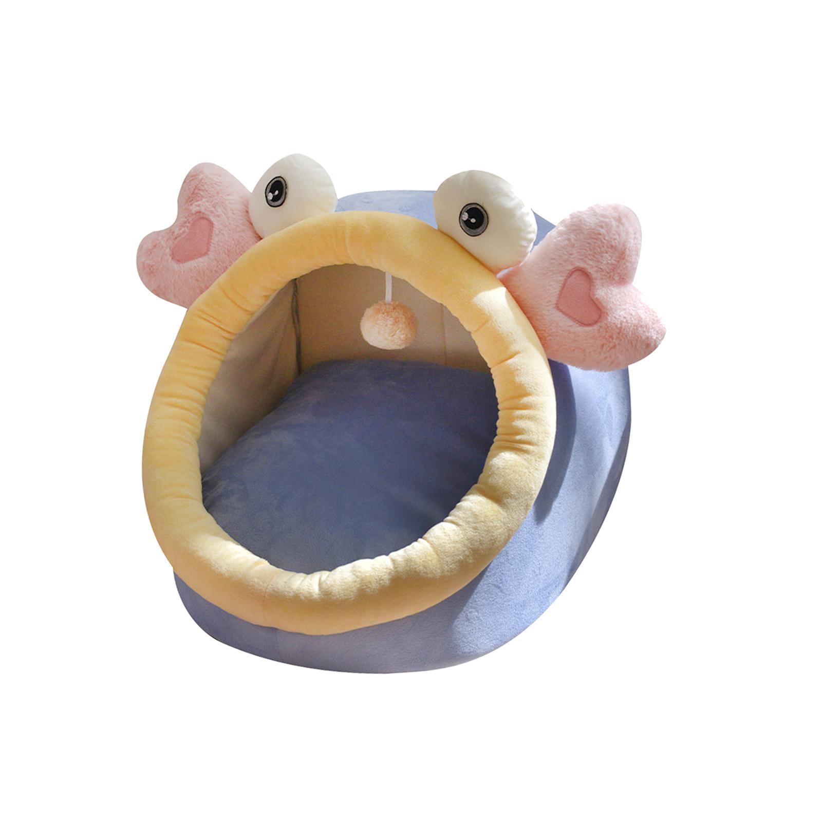 Small Dog Sleeping Bed Pet Cat House Nest Washable Winter Puppy Kennel Toy Supplies for Indoor Outdoor