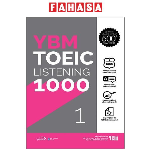 YBM TOEIC Listening 1000 - Vol 1 (Tái Bản 2023)