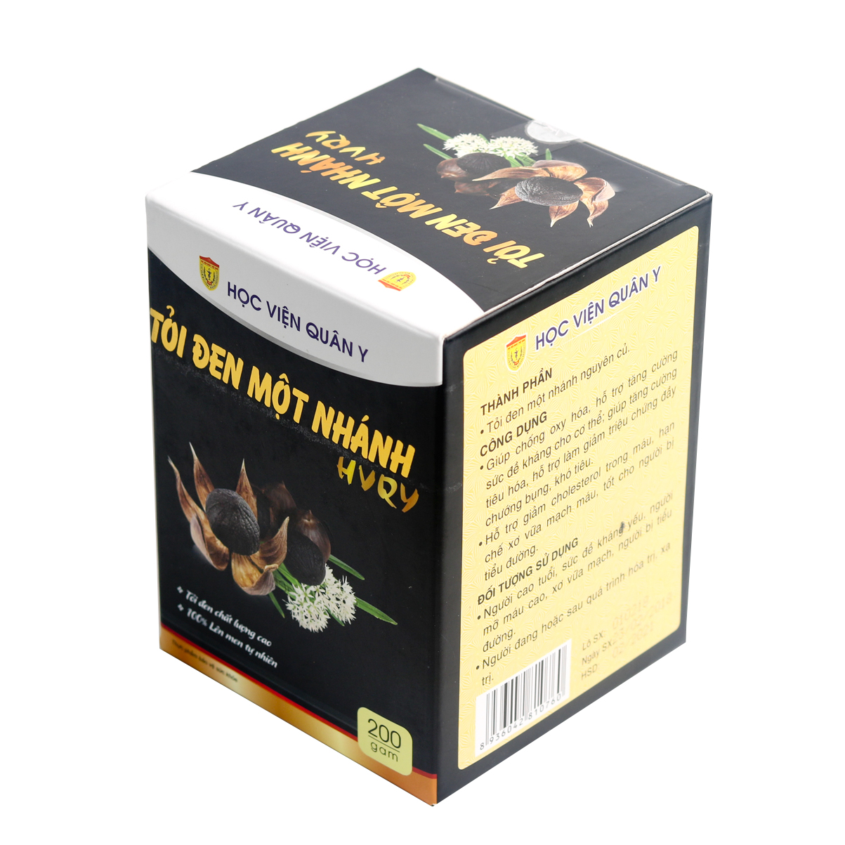 Tỏi Đen một nhánh Học Viện Quân Y - 200g