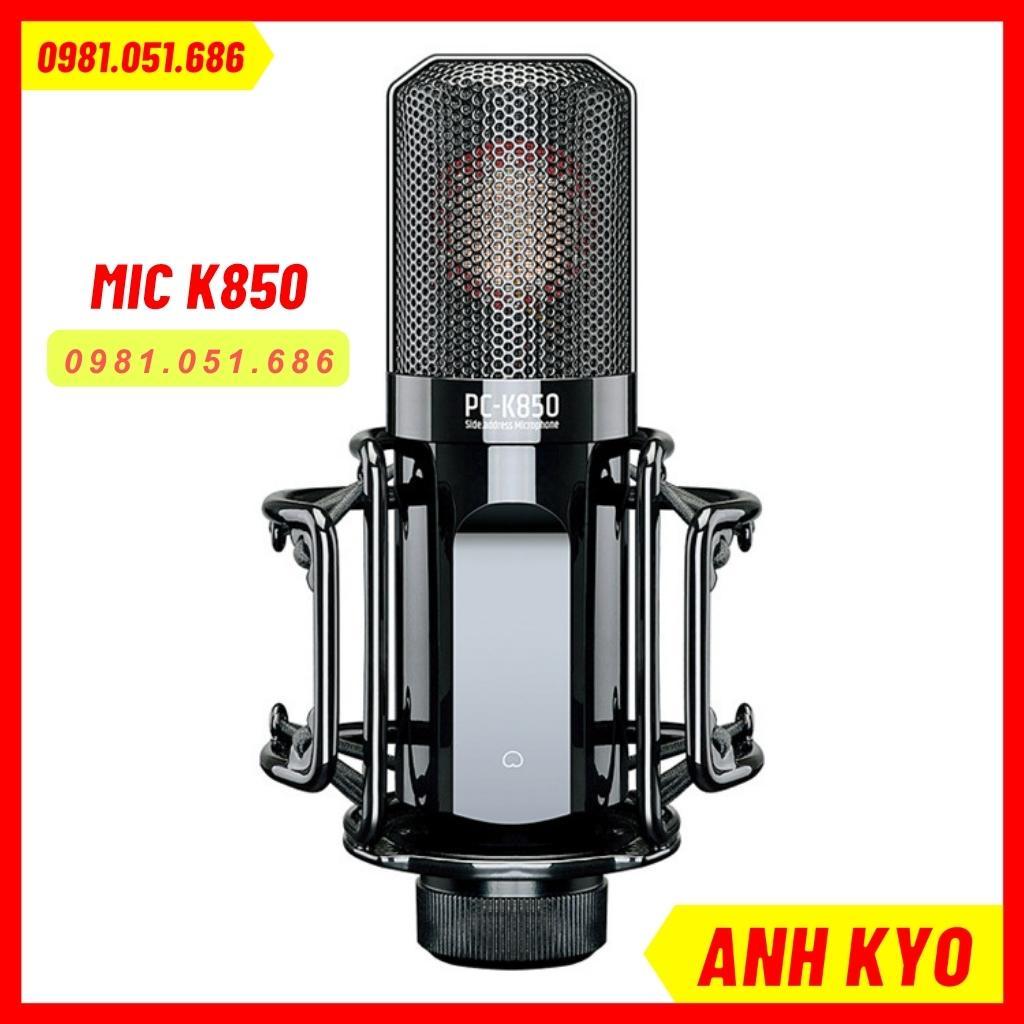 Mic pc k850 cao cấp chuyên nghiệp micro thu âm takstar pc k850 hát livestream thiết kế cực đẹp bảo hành 1 năm
