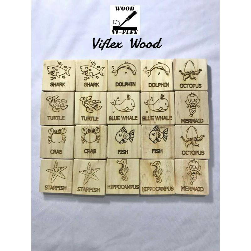 Trò chơi Tiếng Anh_ Lật hình giống nhau_MATCHING GAME-viflex wood