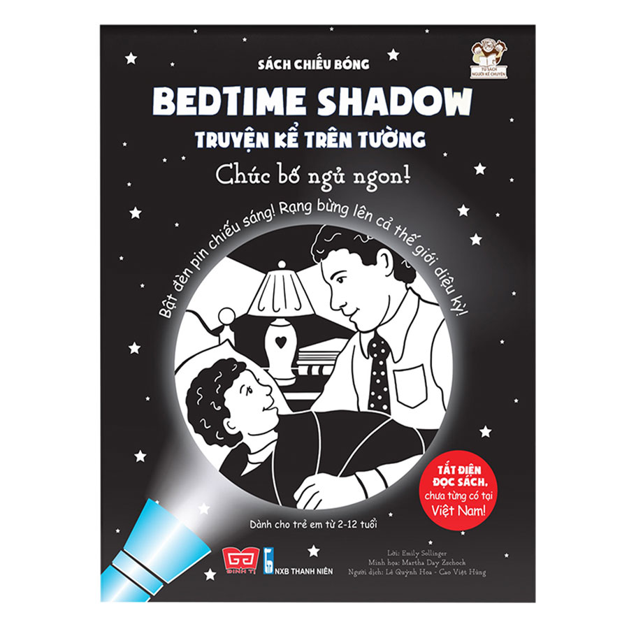 Sách Tương Tác - Sách Chiếu Bóng - Bedtime Shadow - Truyện Kể Trên Tường - Chúc Bố Ngủ Ngon!