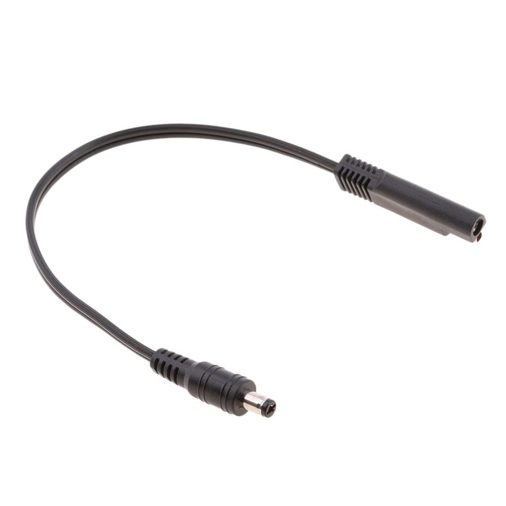 2xDC Power 5.5x2.1mm Male to SAE Plug 18AWG Cable for Automotive Connector