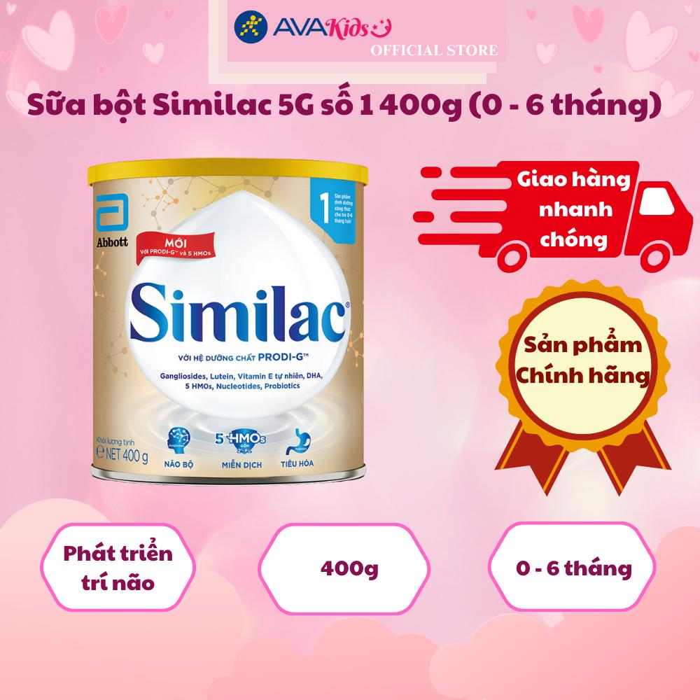 Sữa bột Similac 5G số 1 400g (0 - 6 tháng)
