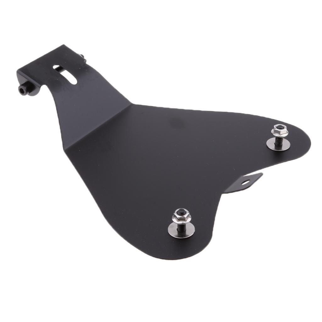 Metal Seat Baseplate Black Bracket for Universal Motorcycles