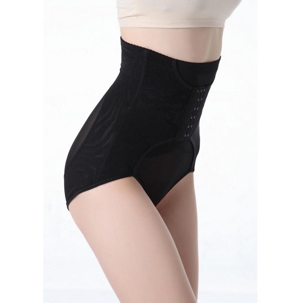 Quần Gen Nịt Bụng Cạp Cao 3 Nấc Cài Chống Cuộn