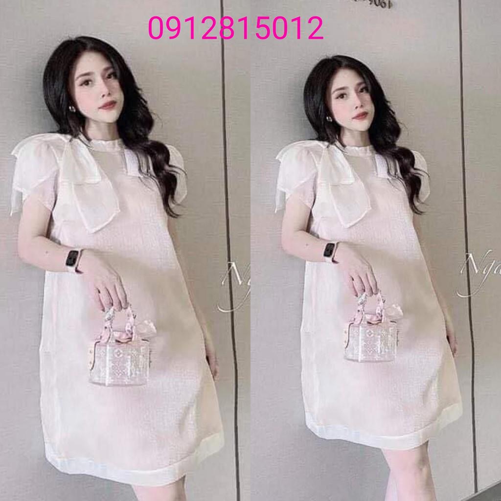 Váy bầu thời trang thiết kế chất cát hàn freesize từ 45 đến 70kg
