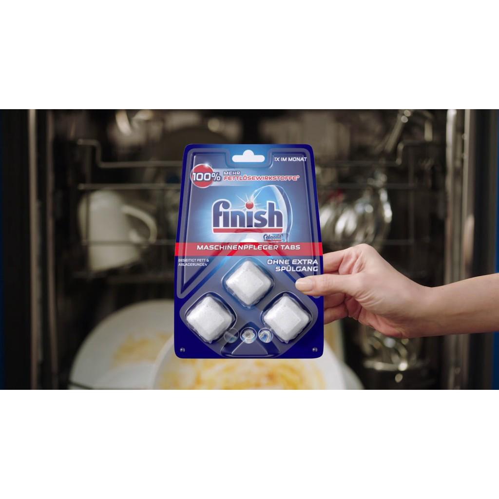 Combo viên vệ sinh máy rửa bát Finish dùng cho Máy rửa bát chén + Tặng viên Finish Nhật