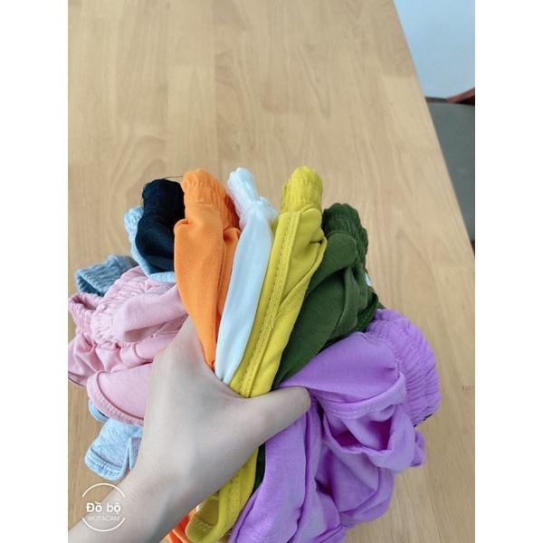 Quần đùi mặc nhà nữ, quần short cotton nữ siêu mát có túi quần