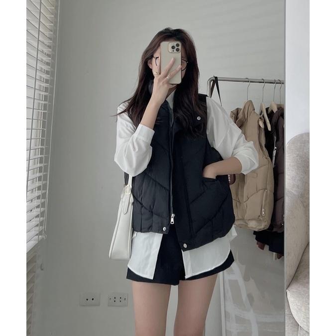 Áo phao Gile Nữ Quảng Châu 4 Màu Siêu Xinh 026