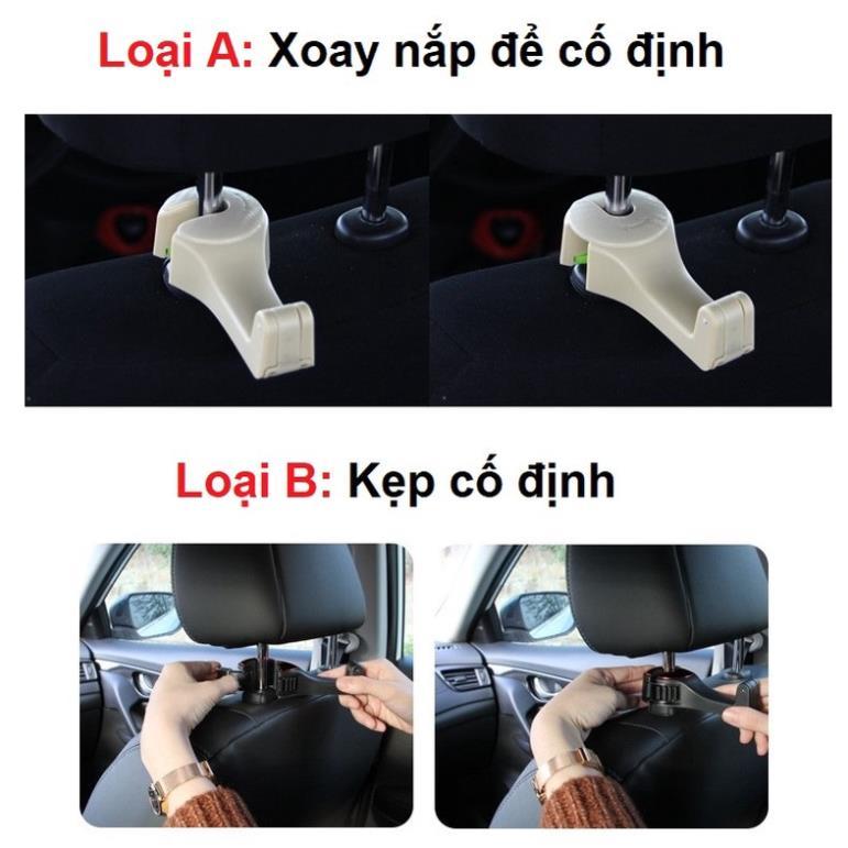 Móc Treo Đồ Sau Ghế Đa Năng Dùng Cho Ô Tô Xe Hơi, Đa Năng