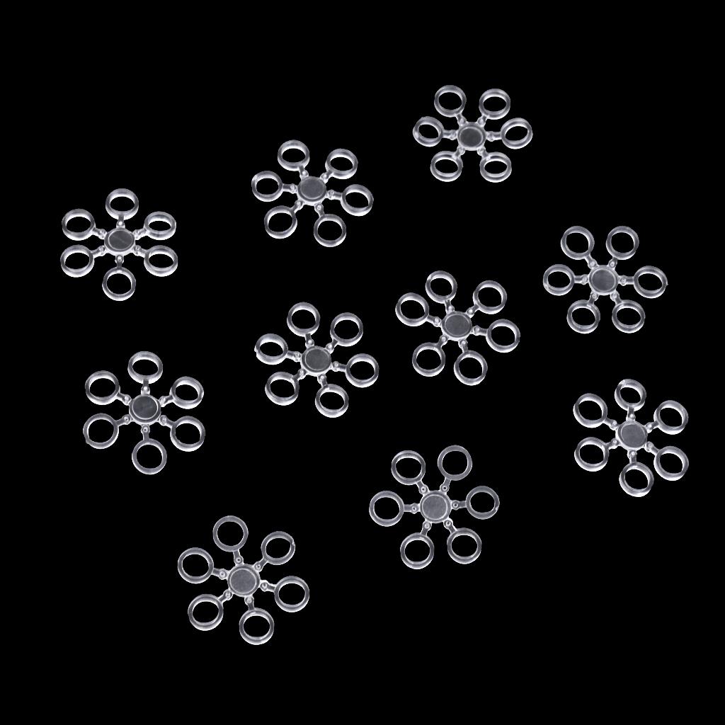 10pcs Clear Carp Coarse Fishing Pellet Boilies Bait Bands Terminal Tackle L