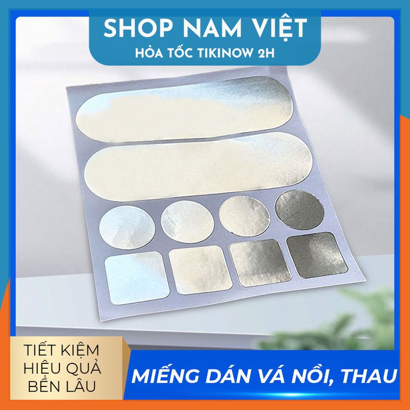 Miếng Dán Nhôm Chịu Nhiệt Cao Vá Thau, Nồi, Chảo