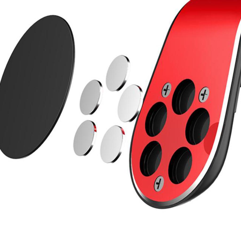 360° Car RV Vent Mount Vehicle Holder Phone GPS Stand Bracket, Red