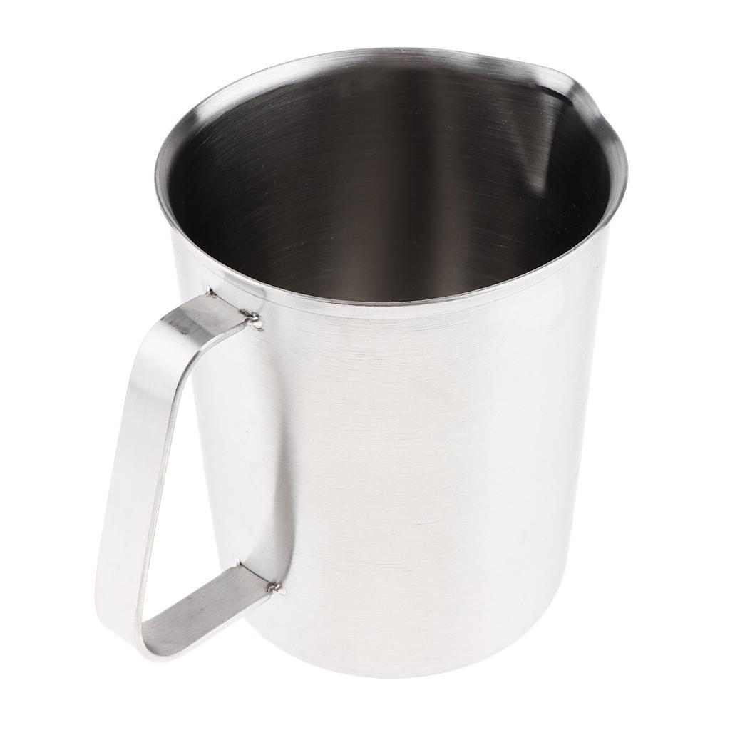 2pcs Diy Candle Making Jug Stainless Steel Coffee Milk Foam Jug