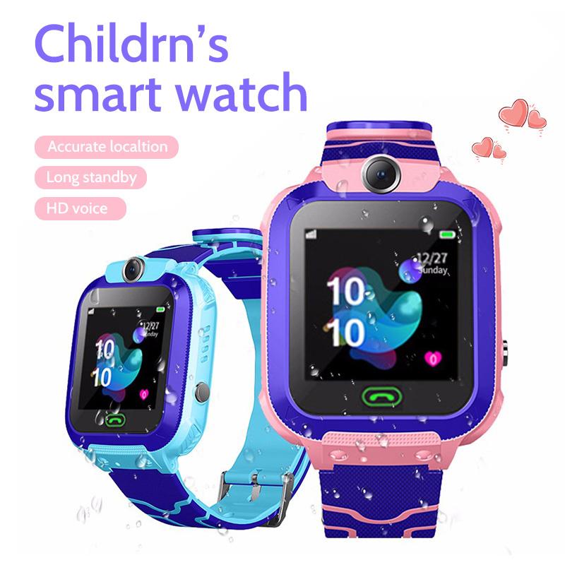 2021 Trẻ Em Smart Watch Chống Thấm Cho Bé SOS Định Vị 2 SIM Thẻ Chống Mất Đồng Hồ Thông Minh Smartwatch Trẻ Em Theo Dõi Đồng Hồ Thông Minh Gọi đồng Hồ
