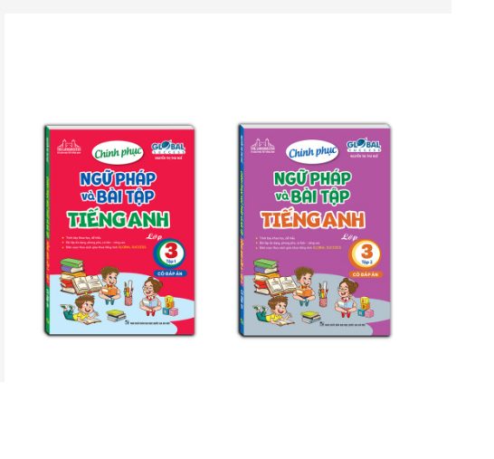 Combo 2c - GLOBAL SUCCESS - Chinh phục ngữ pháp và bài tập tiếng anh lớp 3