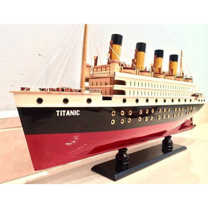 Mô Hình Tàu Titanic- Con Tàu Chở Khách Nổi Tiếng Nhất Thế Giới Dài 40cm Gỗ Tự Nhiên 100%