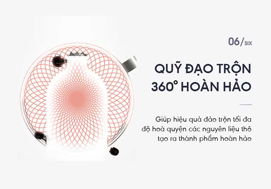 Máy trộn bột, xay thịt đùn xúc xích thân khung thép Midimori, MDMR-9819B (1800W) - Hàng chính hãng