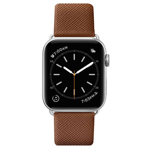 Dây đeo LAUT PRESTIGE dành cho Apple Watch (42/44mm) Series 1~7 & SE, dây đeo được làm từ chất liệu da thật cao cấp, bền đẹp Hàng Chính Hãng