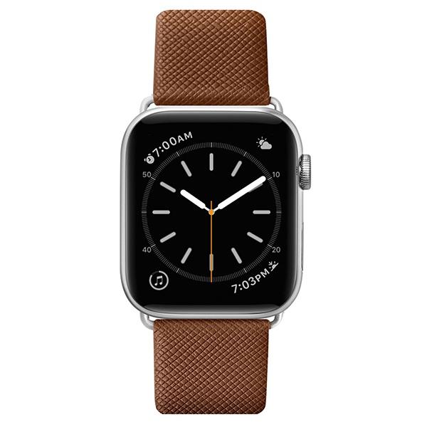 Dây đeo LAUT PRESTIGE dành cho Apple Watch (42/44mm) Series 1~7 &amp; SE, dây đeo được làm từ chất liệu da thật cao cấp, bền đẹp Hàng Chính Hãng