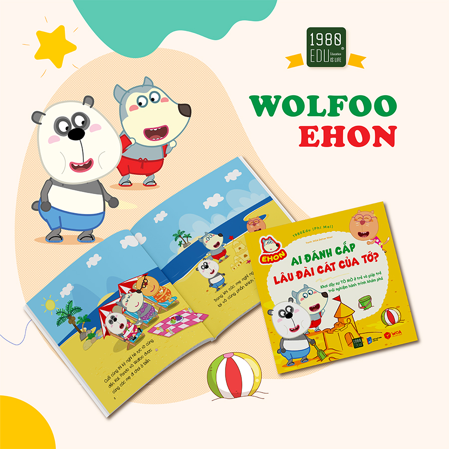 Wolfoo Ehon - Ai Đánh Cắp Lâu Đài Cát Của Tớ