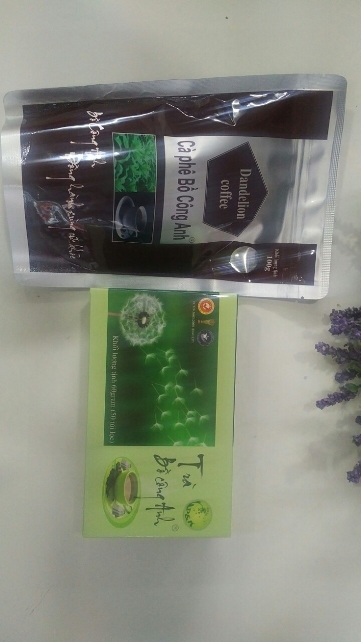 Combo Trà cà phê bồ công anh Dandelion chính hãng loại lớn