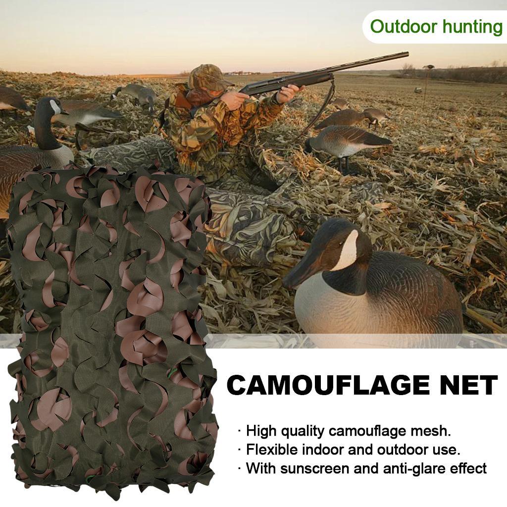 Camo Netting, Camouflage Net, Party Decorations, Blind Army Sunshade Mesh, Great for Hunting, Shooting, Camping, Car Cover and Outdoor