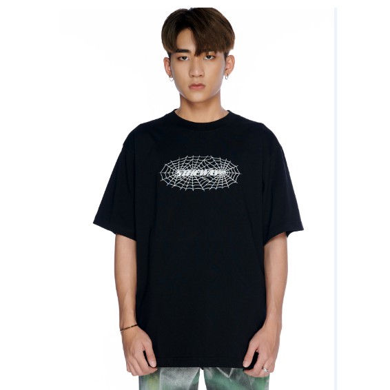 5THEWAY /spider web/ NEW TEE in BLACK aka Áo Thun Đen