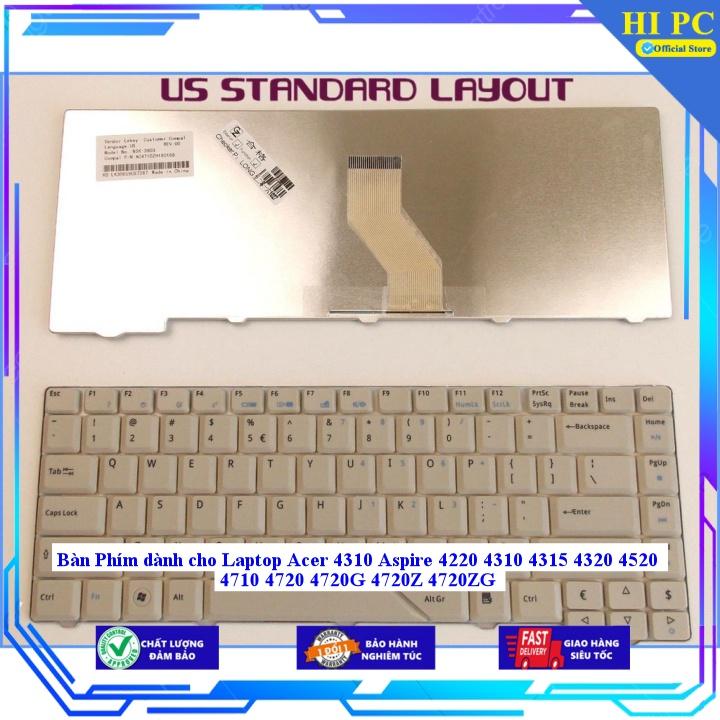 Bàn Phím dành cho Laptop Acer 4310 Aspire 4220 4310 4315 4320 4520 4710 4720 4720G 4720Z 4720ZG - Hàng Nhập Khẩu