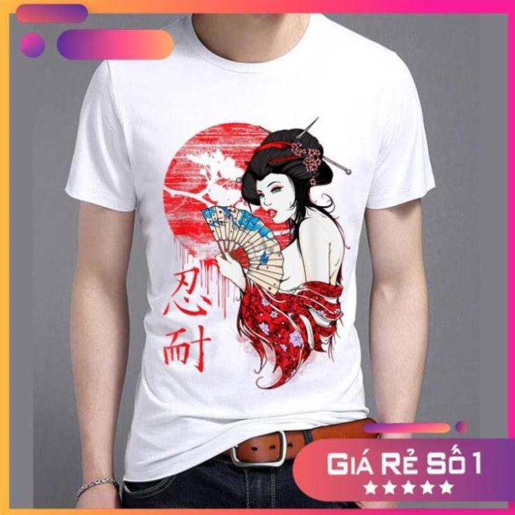 - Áo thun nam nữ geisha Nhật bản 31