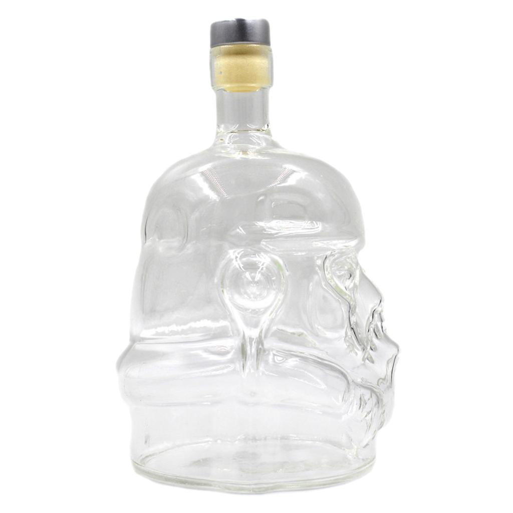 650ml Transparent Glass Decanter Wine Whisky Liquor Alcohol Glass Bottle Set