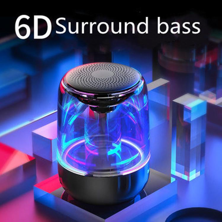 Loa bluetooth không dây loa siêu trầm loa ô tô ánh sáng đầy màu sắc di động