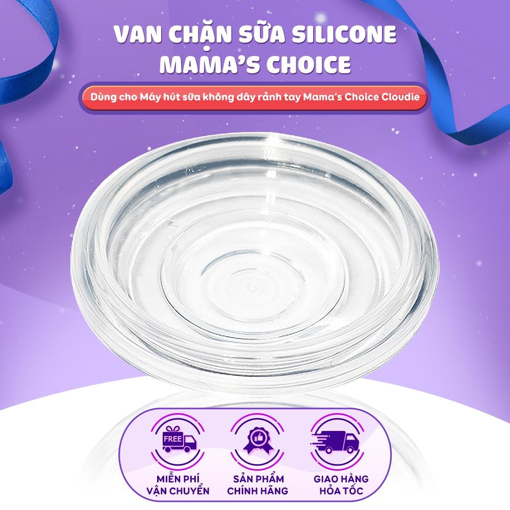 Van Chặn Sữa Máy Hút Sữa Không Dây Mama’s Choice Cloudie, Chất Liệu Silicone An Toàn Cho Mẹ và Bé (1 cái)