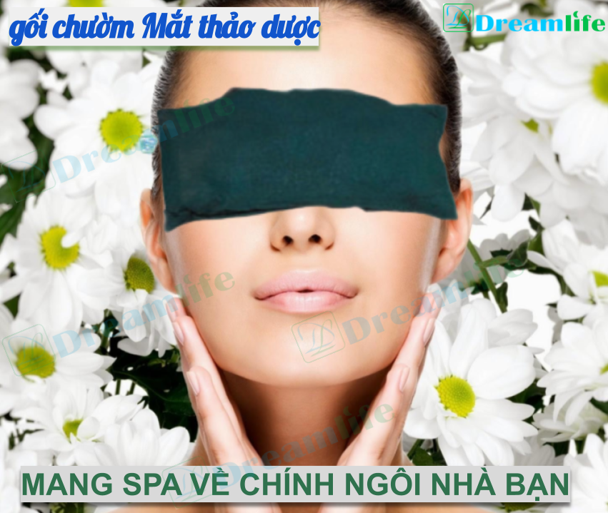 GỐI CHƯỜM NÓNG THẢO DƯỢC DÀNH CHO MẮT, GÁY CỔ, CỔ TAY (ĐÃ HÚT CHÂN KHÔNG)