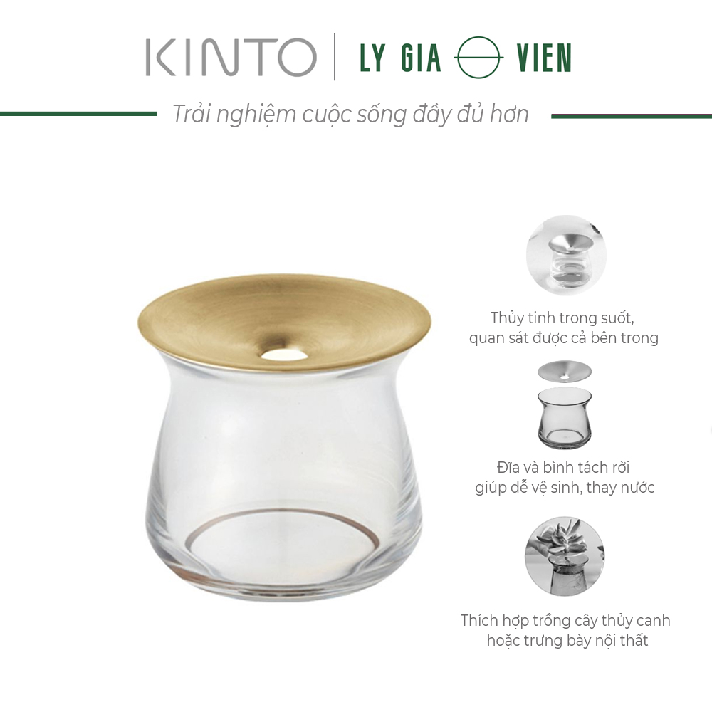 Lọ Cắm Hoa Trang Trí Cỡ Nhỏ Kinto Luna Vase 170ml