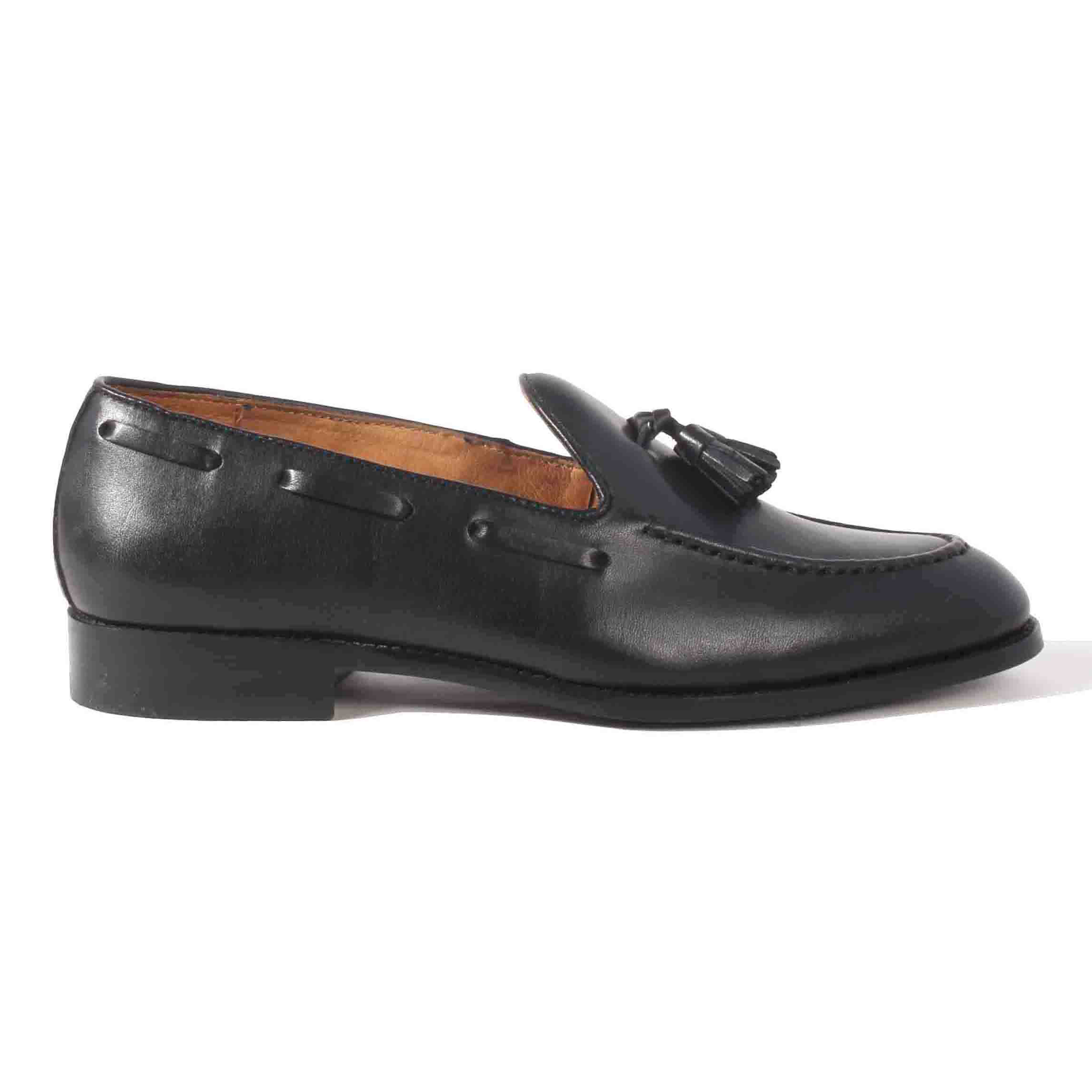 Giày Tây Lười Banuli Nam Công Sở Da Bê Italian K3TL1M0 Tassel Loafers (Da Mềm Dẻo, Đế Siêu nhẹ, Bảo Hành Trọn Đời)