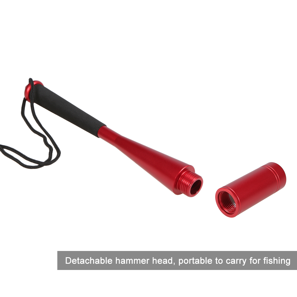 Máy câu cá di động bằng hợp kim nhôm chắc chắn và không dễ bị rỉ sét với phần đầu nặng