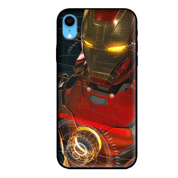 Ốp lưng cho iPhone XR Người Sắt 3D - Hàng chính hãng