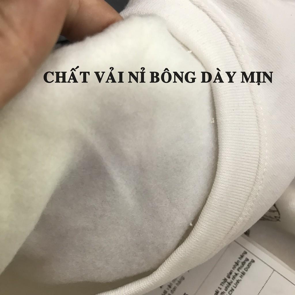 Áo sweater nỉ bông tay dài NE423