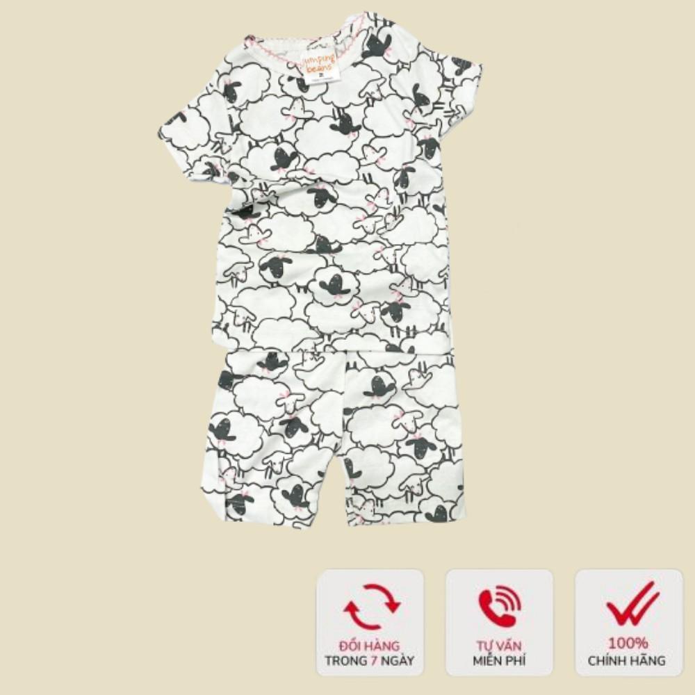 Bộ cộc tay cho bé, quần áo trẻ em cho bé gái Jumming Bean chất cotton cực đẹp Xu Xu Kids size từ 6-18kg