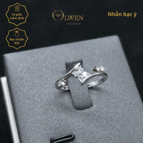 NHẪN BẠC Ý 925 OLWEN FINE JEWELRY - NM138.1
