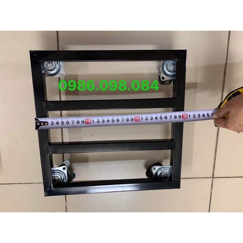 Đế lót chậu trồng cây có bánh xe dễ dàng di chuyển bằng sắt sơn tĩnh điện