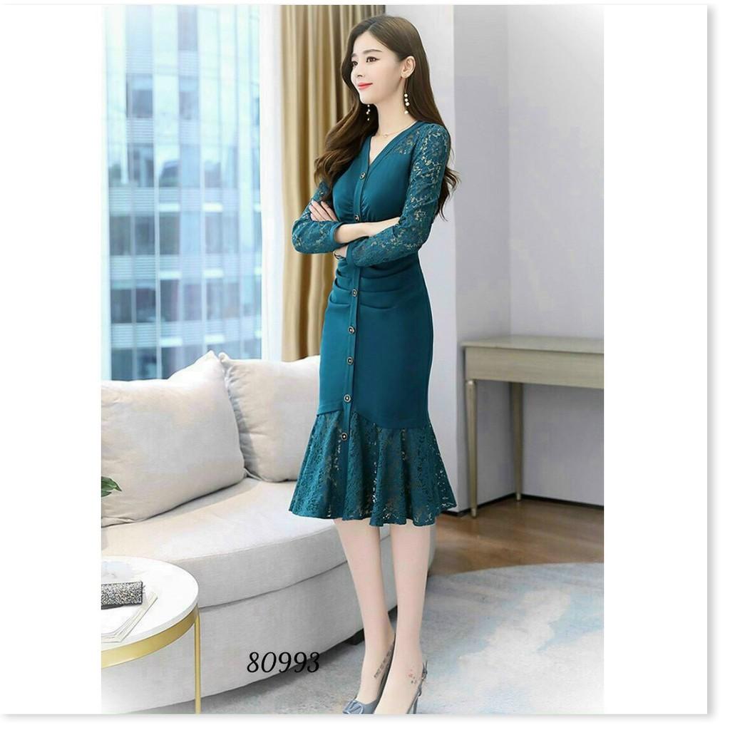 ĐẦM UMI PHỐI REN SIÊU XINH THỜI TRANG MỚI KME