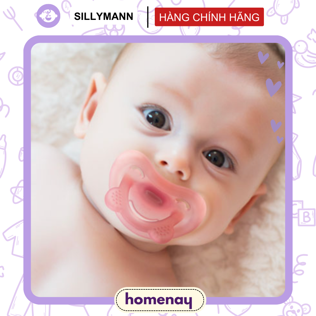 Núm ti ngậm Sillyman cho bé