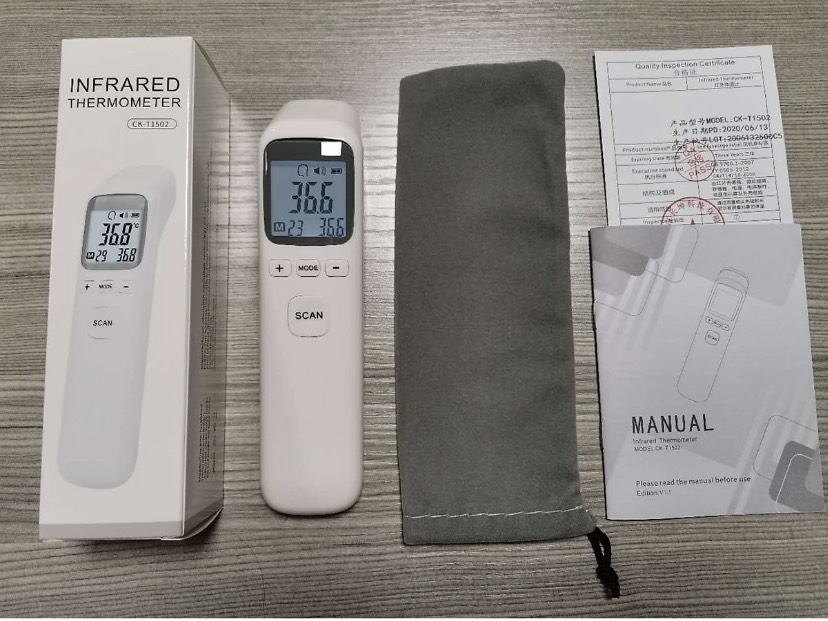 Nhiệt kế điện tử đo thân nhiệt, cảnh báo sốt, chính xác, sử dụng pin