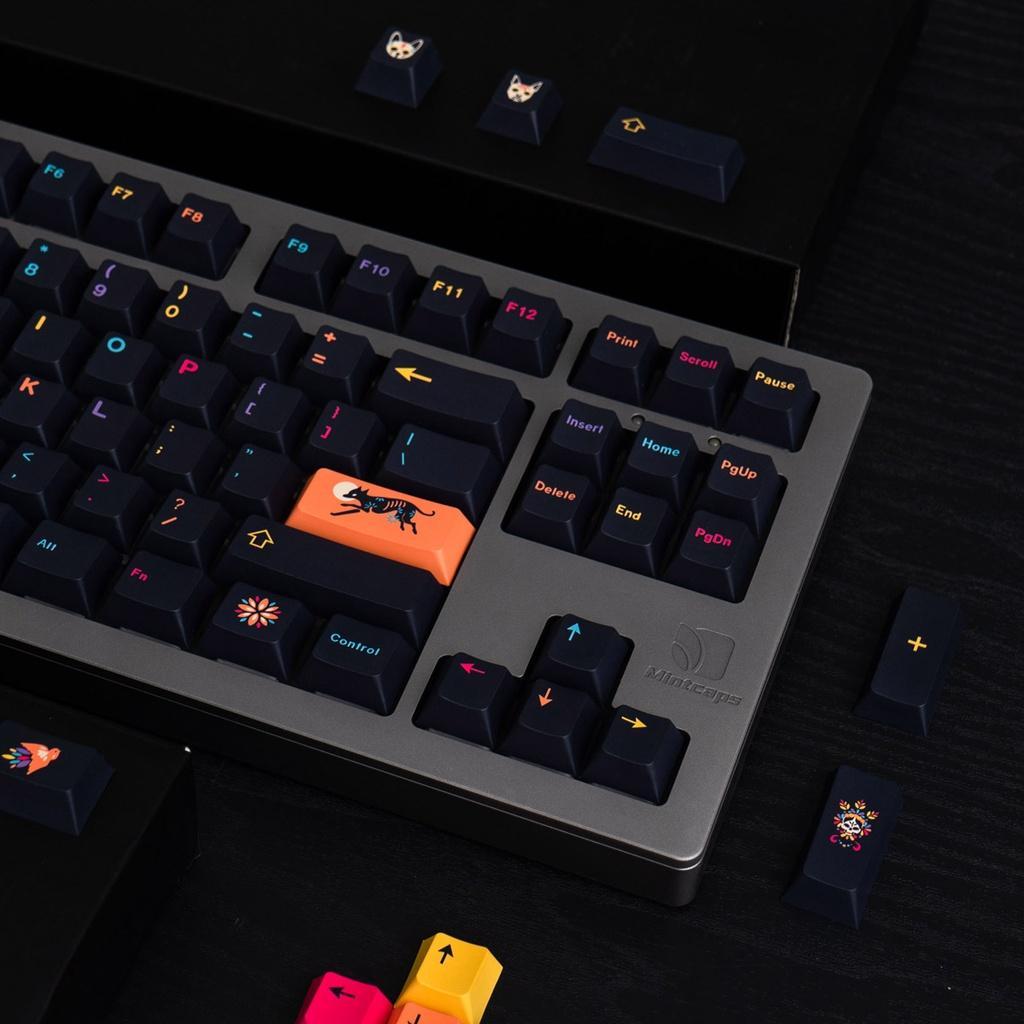 Bàn Phím Cơ Gmk Mictlan 136 Phím Pbt Nhuộm Màu Tùy Chỉnh Tiếng Anh
