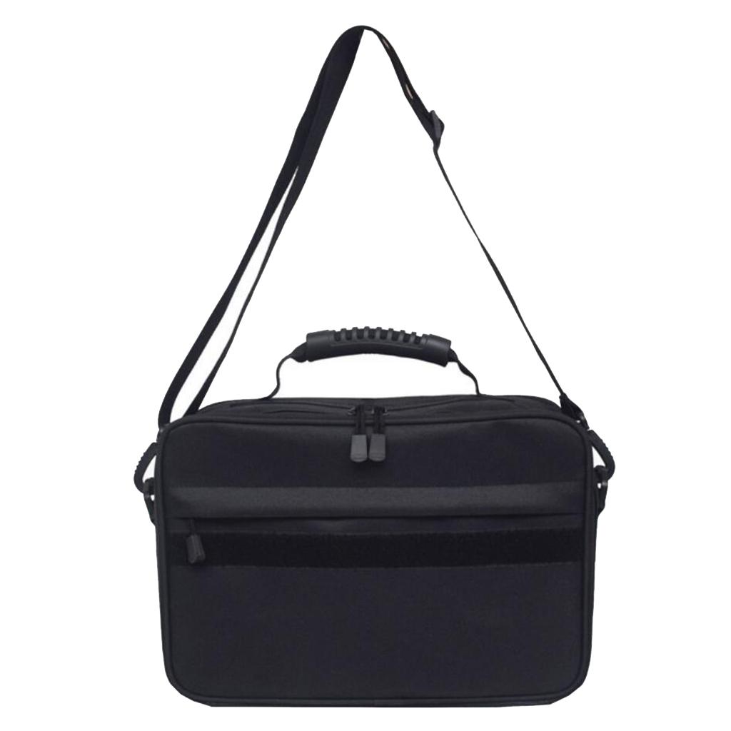 Fishing Reel Storage Bag Large Lure Line Hook Gear Box Tackle Case Holdall Black